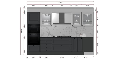 Display german kitchen - ex,
