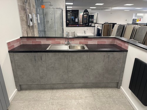 Display kitchen units grey - ex,