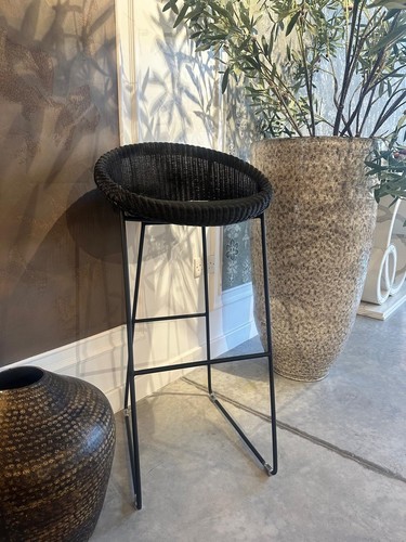 Joe bar stool black sled - bar,